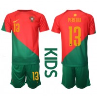 Otroški Nogometni dresi Portugalska Danilo Pereira #13 Domači SP 2022 Kratek Rokav (+ Kratke hlače)